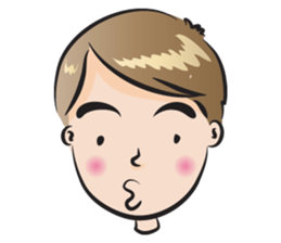 small eye man sticker #14351854