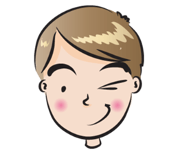 small eye man sticker #14351856