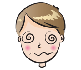 small eye man sticker #14351857