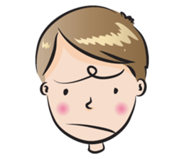 small eye man sticker #14351858