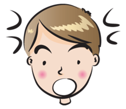 small eye man sticker #14351859