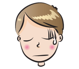 small eye man sticker #14351861