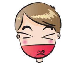 small eye man sticker #14351862