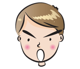 small eye man sticker #14351864