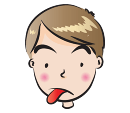 small eye man sticker #14351865