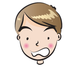 small eye man sticker #14351866