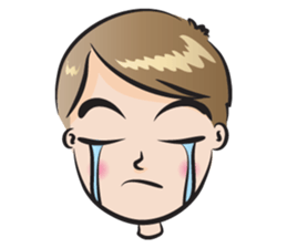 small eye man sticker #14351867