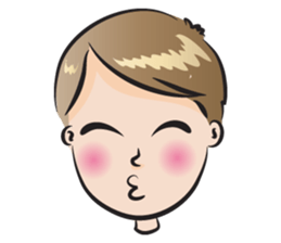 small eye man sticker #14351868