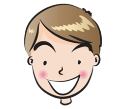 small eye man sticker #14351869