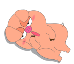 Cute PIG PIG sticker #14351871