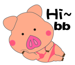 Cute PIG PIG sticker #14351873