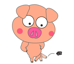 Cute PIG PIG sticker #14351891