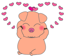 Cute PIG PIG sticker #14351899