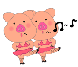 Cute PIG PIG sticker #14351907