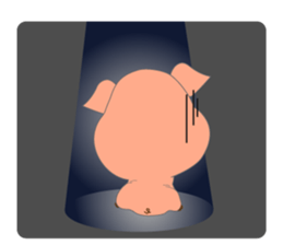 Cute PIG PIG sticker #14351915