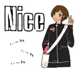 woman volleyball2 sticker #14352192