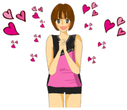 woman volleyball2 sticker #14352203