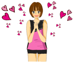 woman volleyball2 sticker #14352203