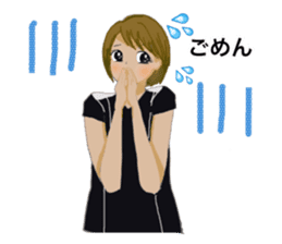 woman volleyball2 sticker #14352212