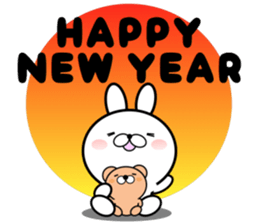 Large Font 365 days.Winter day sticker #14352534