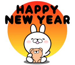 Large Font 365 days.Winter day sticker #14352534