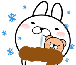 Large Font 365 days.Winter day sticker #14352542