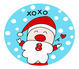 Santa sticker #14352646