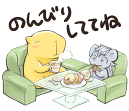 A Capybara and A Porcupine 2 sticker #14353383