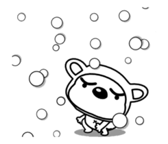 DubBear emotion&Balloon Winter Ver. sticker #14353958