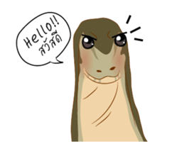 Varanus salvator Fun++ sticker #14354654