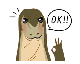 Varanus salvator Fun++ sticker #14354665