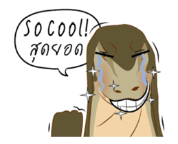 Varanus salvator Fun++ sticker #14354669