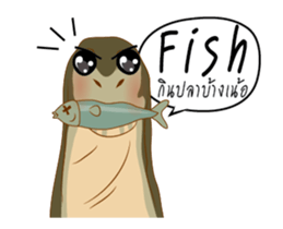 Varanus salvator Fun++ sticker #14354671