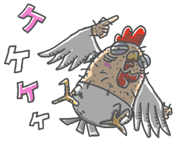 torijin chicken bird sticker #14354805