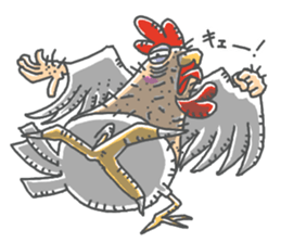 torijin chicken bird sticker #14354820
