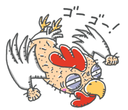 torijin chicken bird sticker #14354821