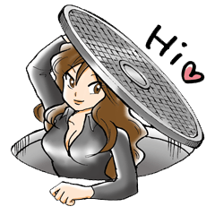 Manhole Sticker
