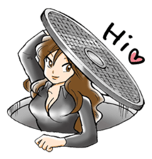 Manhole Sticker sticker #14355626