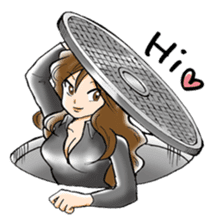 Manhole Sticker sticker #14355626