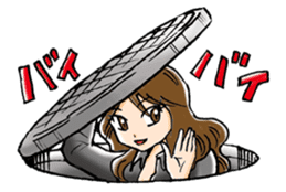 Manhole Sticker sticker #14355636