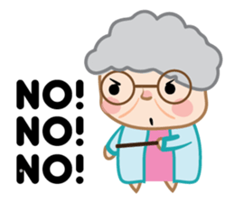 Humor Grandmother sticker #14355695
