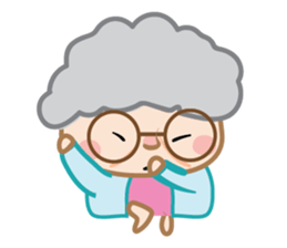 Humor Grandmother sticker #14355710