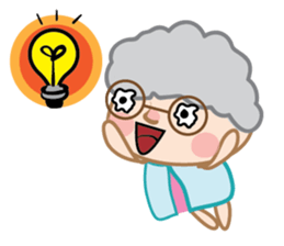 Humor Grandmother sticker #14355720