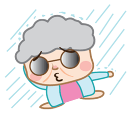 Humor Grandmother sticker #14355721