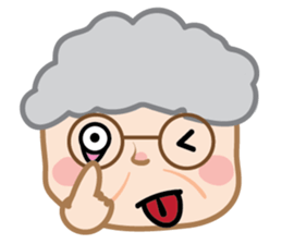 Humor Grandmother sticker #14355726