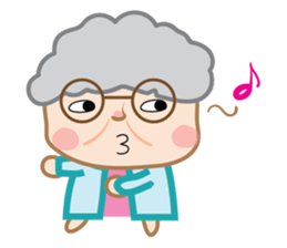 Humor Grandmother sticker #14355729