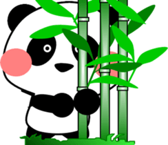 Fun panda that can be used every day sticker #14356186