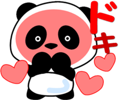 Fun panda that can be used every day sticker #14356190