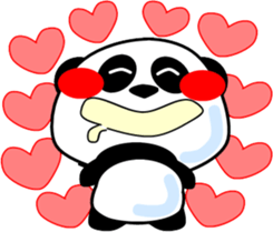 Fun panda that can be used every day sticker #14356191