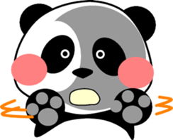 Fun panda that can be used every day sticker #14356195